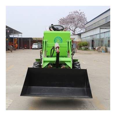 農用裝卸搬運電動裝載機 工地建筑微型液壓輪式裝載機養殖小鏟車