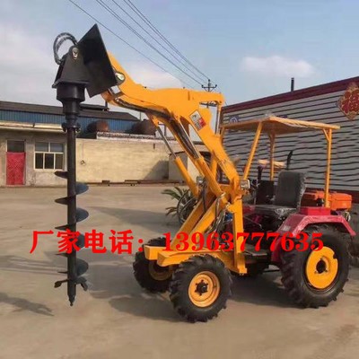 農(nóng)用抓木抓草機(jī)小型柴油動(dòng)力的鏟車一機(jī)兩用的輪式裝載車