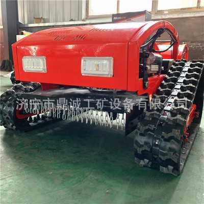 堤壩斜上坡割草機(jī) 遙控履帶式自動(dòng)割草機(jī) 荒地草坪除草機(jī)園林