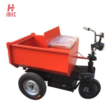 電動灰斗車建筑工地電動手推車 農用灰斗車 人騎電動三輪灰斗車