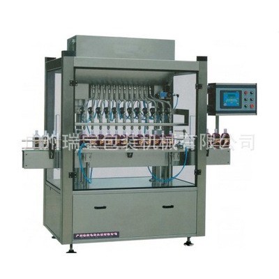 4頭花生醬灌裝線 藍(lán)莓果醬定量灌裝設(shè)備 全自動活塞式濃醬灌裝機(jī)