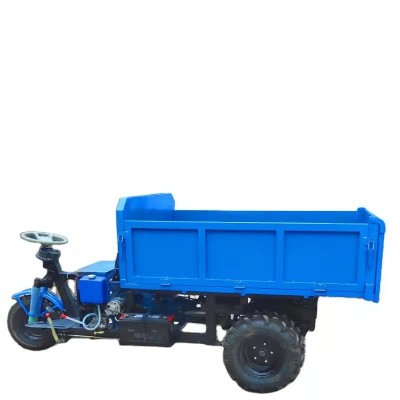 鑫項美建筑工地用的三輪車翻斗車 電動拉沙車靜音載重強(qiáng) 支持定制
