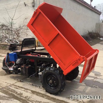 柴油三輪車農用車小型工程電動建筑工地農用運輸車自卸爬坡翻斗車