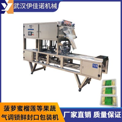 伊佳諾廠家塑料盒商用真空包裝機 連續封口機 用于定制盒裝產品