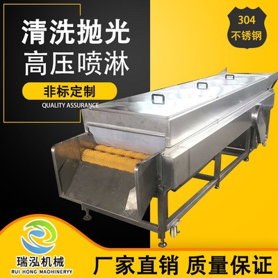 紅薯土豆去皮清洗機 全自動毛刷輥洗姜機 多功能根莖類藥材清洗機