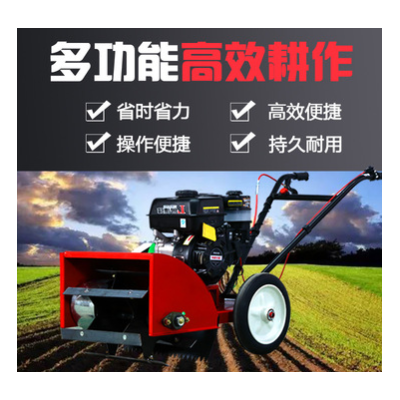 小型多功能汽油除草機(jī)手推式田園菜地大棚耕地開溝鋤草機(jī)松土機(jī)