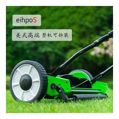 廠家現貨供應出口跨境割草機貨源無動力手推式16寸美式草坪機割草