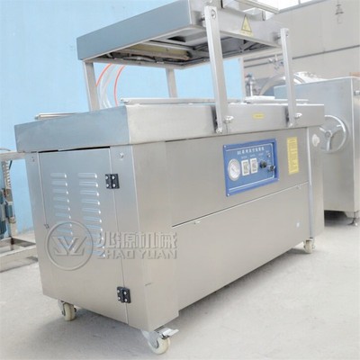 熟食雜糧真空抽氣機 粗糧真空封口設備 下凹式自動抽真空封口機器