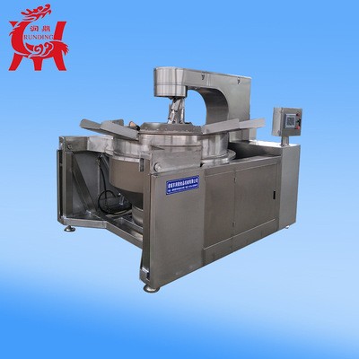 可定制香辛料大型炒鍋 自動(dòng)刮底藥膳底料熬煮鍋 蒸汽行星攪拌炒鍋