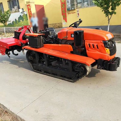 履帶拖拉機 多功能大棚王 單缸多缸田園管理機 電啟動 送旋耕機