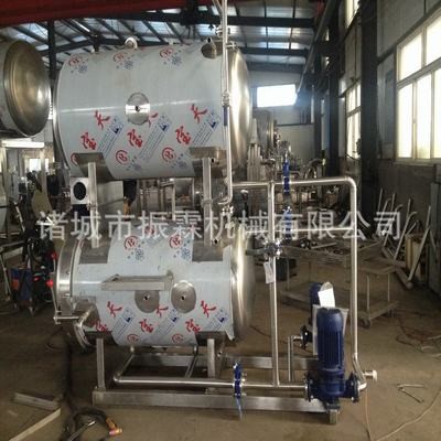 雙層全自動(dòng)殺菌鍋 諸城食品高溫滅菌設(shè)備 商用不銹鋼殺菌鍋