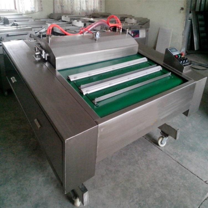 雙室700型凹室真空包裝機糧食 寵物食品專用磚型包裝機廠家包郵價