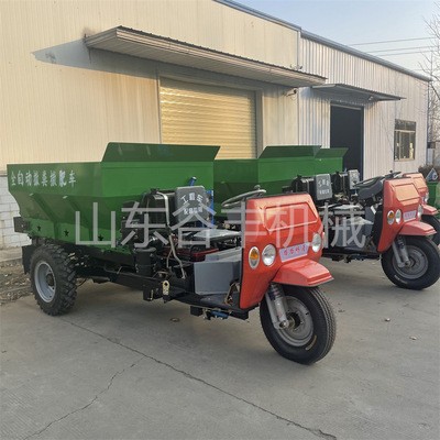 全自動撒糞車 雙圓盤拋灑裝置肥料