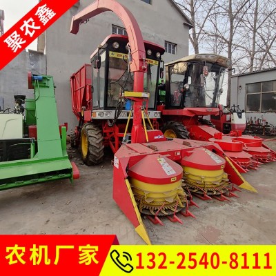 大圓盤青儲機回收機 飼料粉碎青儲收割機 拖拉機加裝割臺青儲機