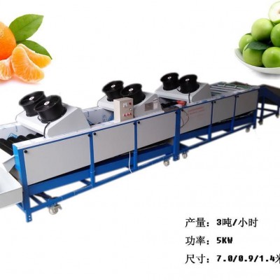 水果機 毛刷清洗機 臍橙馬鈴薯分級機 廠家直銷 果蔬洗果設(shè)備