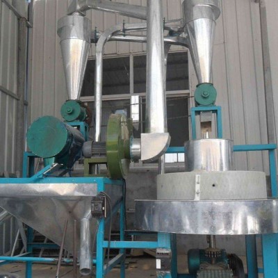 直供中小型石磨面粉機漯河興達面粉機械廠新品圓羅石磨磨面機單機
