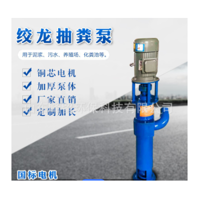 抽糞泵養殖場專用絞龍泵清淤污水泵定制分離機絞龍泵蛟龍泵吸糞泵