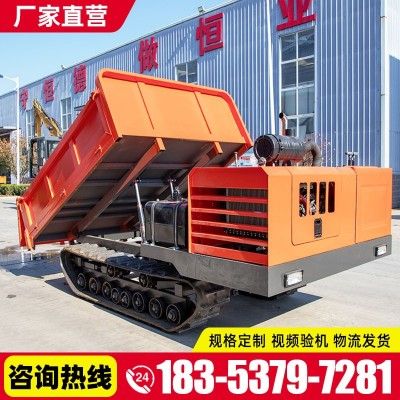3噸自動(dòng)升降履帶運(yùn)輸車(chē)抓地力強(qiáng)爬山虎履帶車(chē)農(nóng)用座駕式搬運(yùn)車(chē)