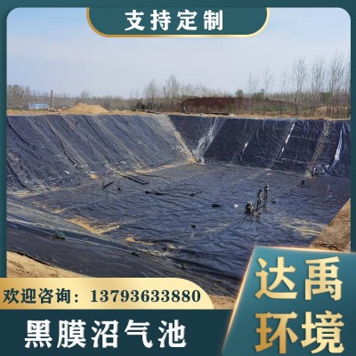 黑膜軟體沼氣池 設計安裝厭氧池防滲膜 農(nóng)村養(yǎng)殖場沼氣袋