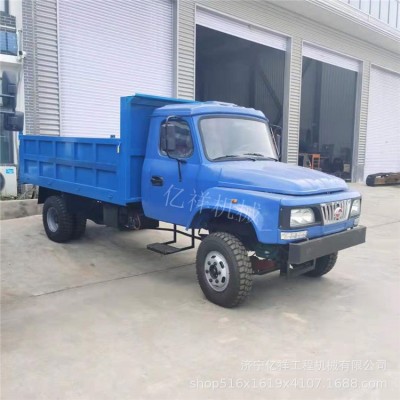 老式8噸農用四驅拖拉機 解放四輪貨車 工地工程翻斗自卸運輸車