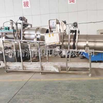 廠家蝦片豌豆脆呀土豆食品生產(chǎn)設(shè)備 膨化擠壓油炸食品零食生產(chǎn)線