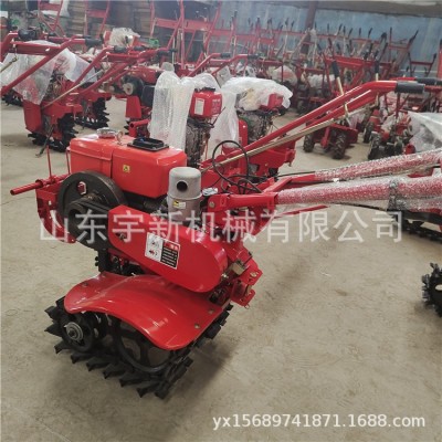 微耕機(jī) 多功能履帶式單鏈軌農(nóng)用旋耕機(jī) 犁地趟地開(kāi)溝耕地起壟