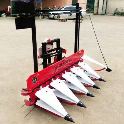 拖拉機前置玉米秸稈割曬機甜葉菊皇竹草收割機 單缸1.5米辣椒收割