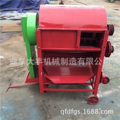 農村大豆脫粒機小麥水稻高粱谷子黃豆脫粒機 多功能打粒機