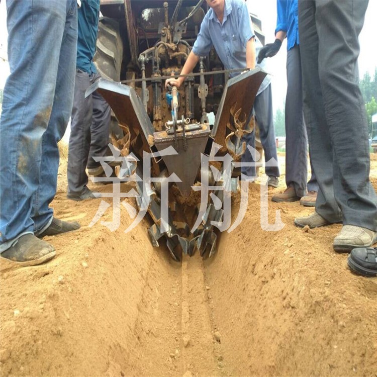 水渠開溝機(jī) 大型水渠開溝機(jī) 開溝機(jī)廠家上寬80cm下