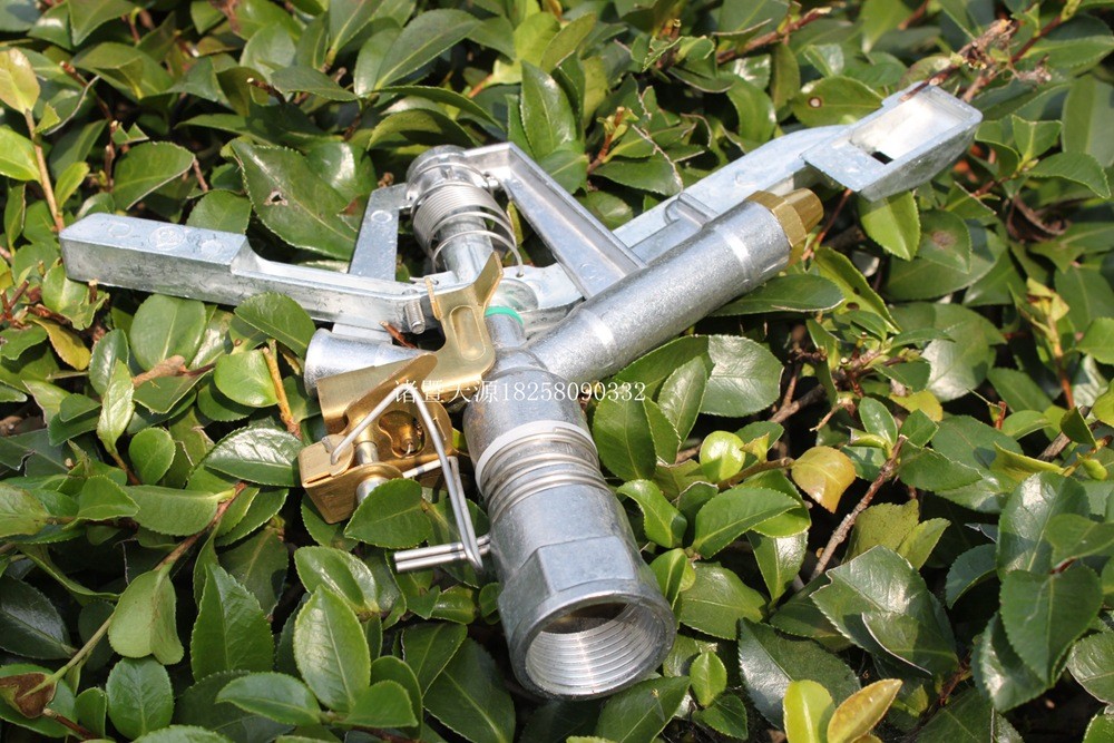 1寸可控角鋅合金噴頭|農業節水噴槍|搖臂草坪噴頭|DN25鋅合金噴槍