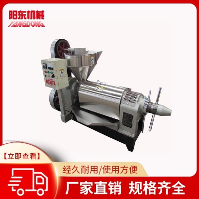 廠家生產(chǎn) 電加熱螺旋榨油機 6YL-120D菜籽全自動螺旋榨油機