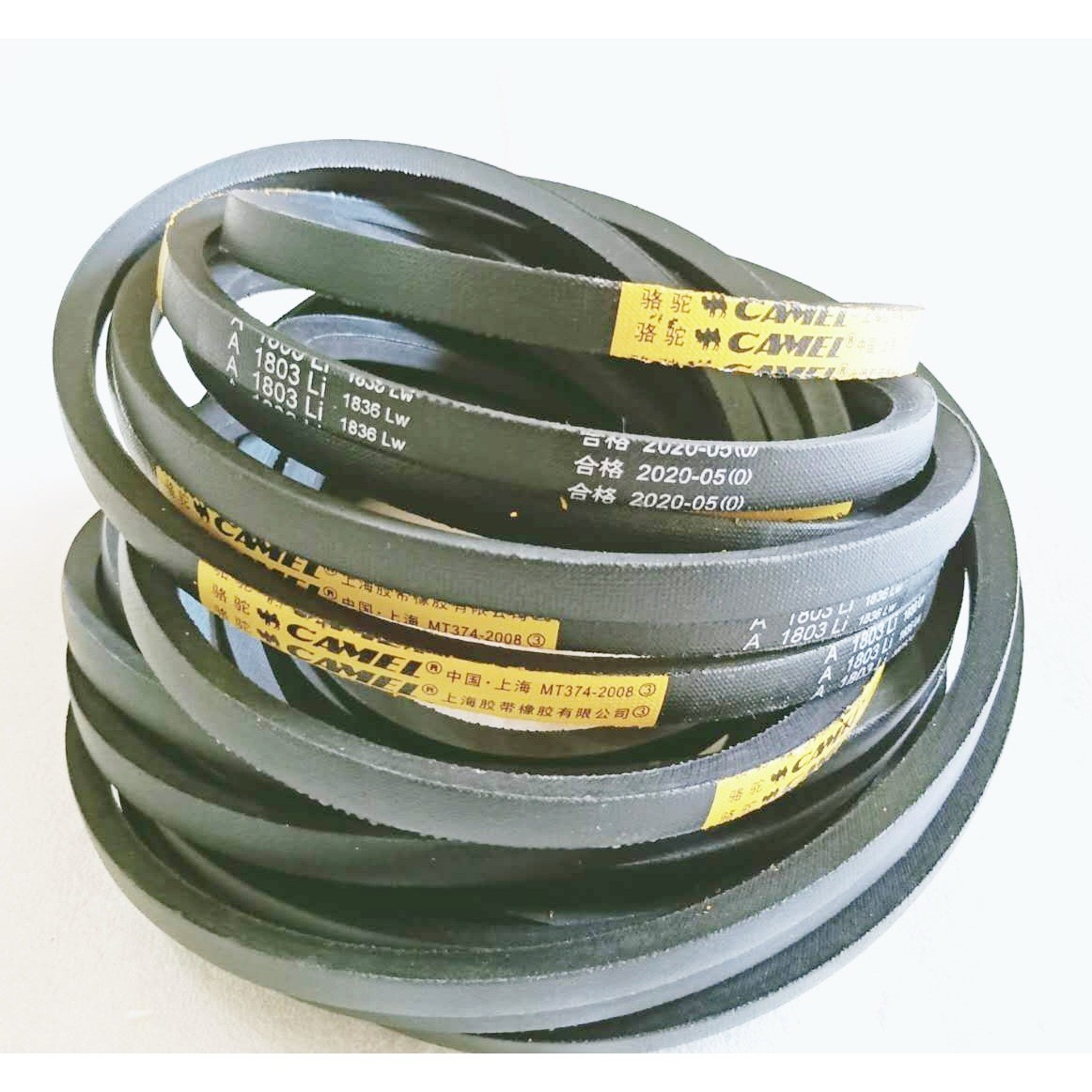 上海駱駝三角帶 工業(yè)皮帶ABCDE型 橡膠傳動(dòng)帶廠家批發(fā)