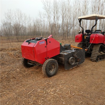 稻草秸稈撿拾圓捆打捆機 小麥玉米秸稈收割粉碎打包機生產廠家