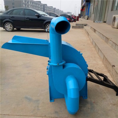 供應錘片式飼料草糠機 秸桿粉碎機 小型農用粉碎設備