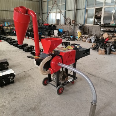 樹木電動小型飼料機械家用鍘草機多功能牧草質保一年豬飼料書