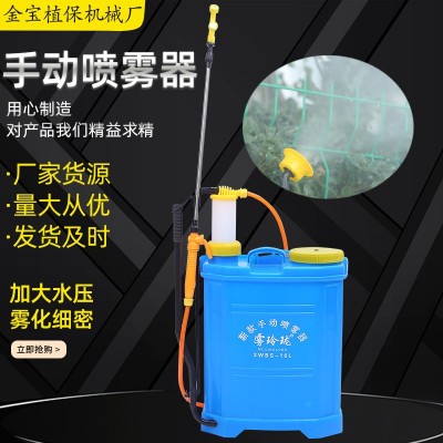 現貨供應手壓式打藥機 16L八角農用背負式手動噴霧器