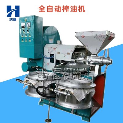 全自動商用螺旋榨油機(jī)參數(shù)棉麻子大豆葵花籽榨油機(jī)陜西商用榨油機(jī)
