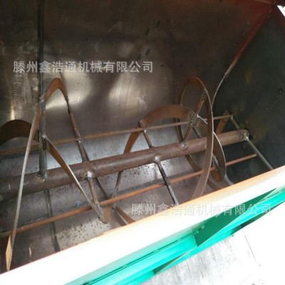 不銹鋼糧食飼料攪拌機(jī)臥式牛馬羊飼料拌料機(jī)臥式化工原料混合機(jī)
