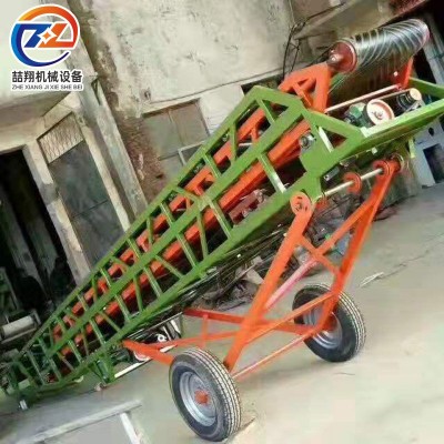 伸縮輥筒輸送機 東承品牌裝卸物流伸縮皮帶輸送機可移動