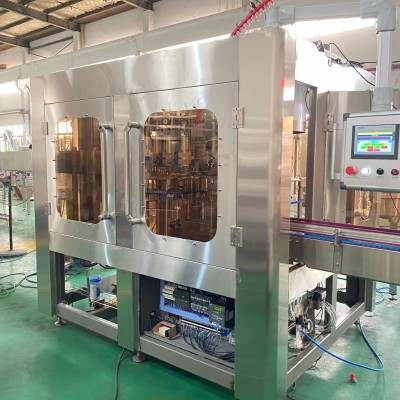 張家港液體罐裝包裝機械粘稠果醬灌裝機廠家可配相應調配系統