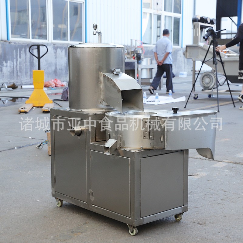 廠家供應 不銹鋼土豆脫皮切絲切片一體機 土豆磨切機