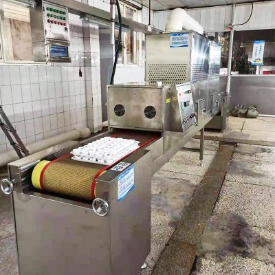 浸泡黃豆微波烘干設備大功率食品級飼料低溫烘烤殺菌機酥脆口感