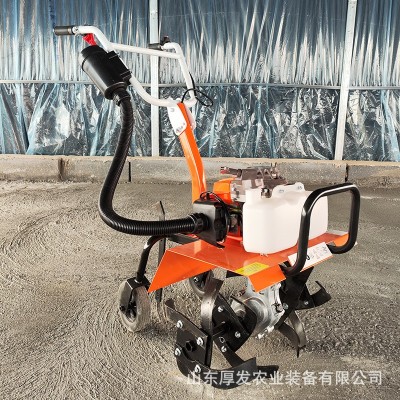 新型家用多機(jī)頭微耕機(jī)四沖程汽油機(jī)農(nóng)用小微型耕地鋤草開(kāi)溝松土機(jī)