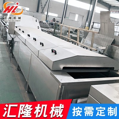 扇貝生蠔蒸汽加熱蒸煮機 蛤蜊連續式漂燙機 海蠣子蛤蜊去殼機