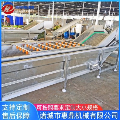 火龍果雙層噴淋清洗機 蔬菜清洗風干設備 商用洗菜機 廠家供應