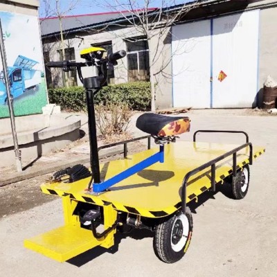 廠區(qū)轉(zhuǎn)運(yùn)車(chē)四輪平板電動(dòng)貨運(yùn)車(chē) 物流搬運(yùn)車(chē)?yán)涇?chē) 電動(dòng)四輪平板車(chē)