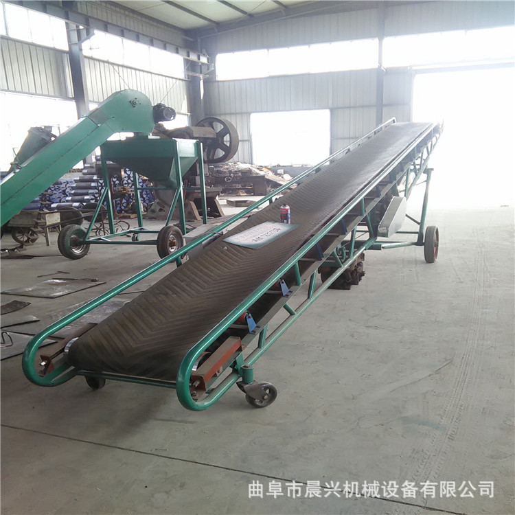 活動(dòng)簡(jiǎn)易折疊帶式輸送機(jī) 廠家直銷 移動(dòng)輕便升降裝車碼垛輸送機(jī)