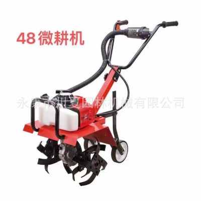 汽油微耕機農業旋耕機松土機耕田機開溝機汽油割草機除草機家用