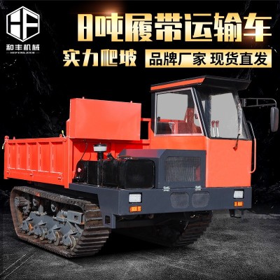 全新8噸履帶式爬山虎運(yùn)輸車全地形履帶自卸車和豐爬山虎運(yùn)輸車