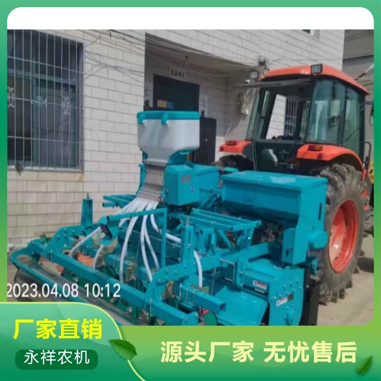 精量條播功能種肥一體機 旋耕、施肥、播種、開溝排水功能。